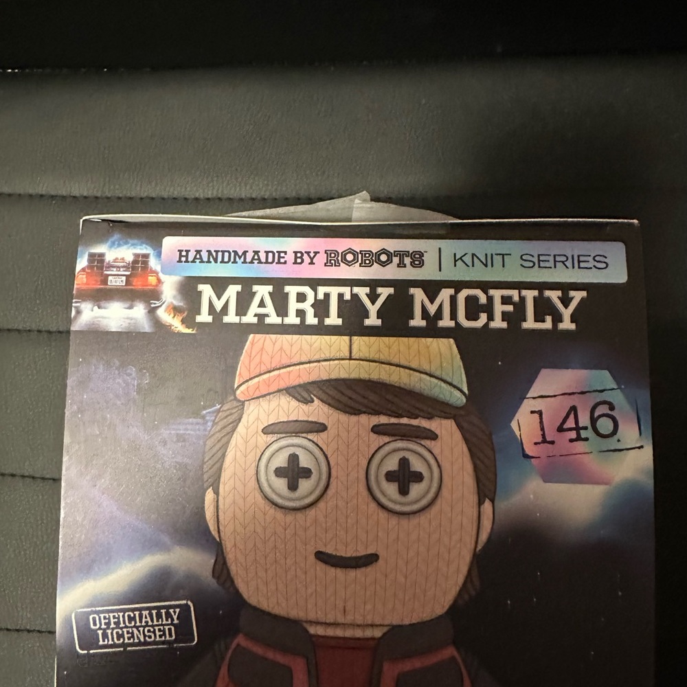 Marty Mcfly, Handmade by Robots, knit series #146. Fan Expo exclusive